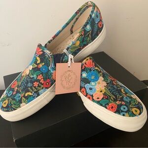 Keds x Rifle Paper Co. Triple Decker Sneaker - Blue Floral